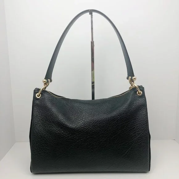 Coach Mixed Leather Shoulder Bag - Picture 2 of 11